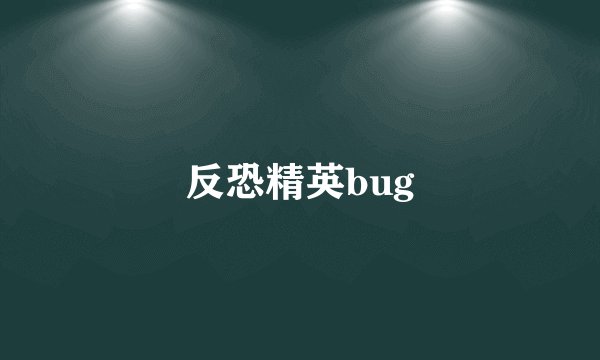 反恐精英bug
