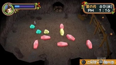 PSP《牧场物语:蜜糖村和大家的心愿》矿场攻略