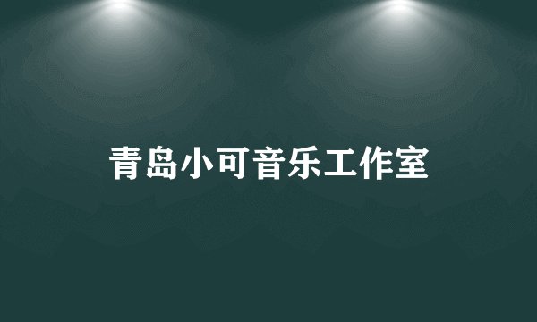 青岛小可音乐工作室