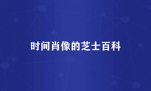 时间肖像的芝士百科