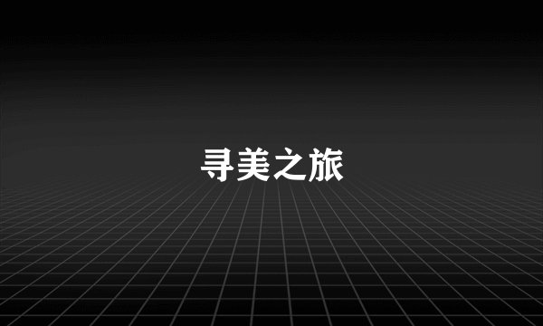 寻美之旅