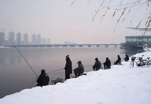 大连一男子顶着大雪钓鱼,你认为钓鱼这项娱乐有何特别之处?
