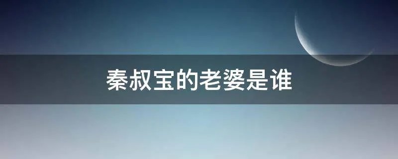 秦叔宝的老婆是谁
