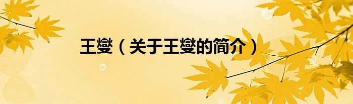 王燮（关于王燮的简介）
