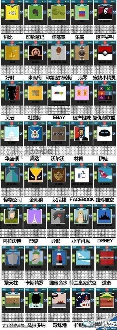 疯狂猜图-所有答案最新图文全攻略