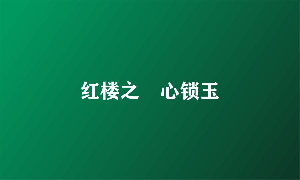 红楼之禛心锁玉
