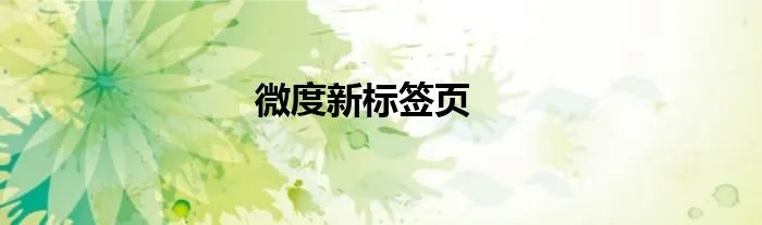 微度新标签页