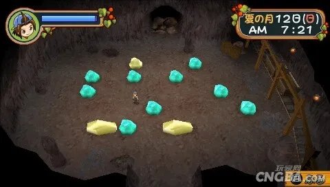 PSP《牧场物语:蜜糖村和大家的心愿》矿场攻略