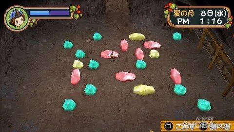 PSP《牧场物语:蜜糖村和大家的心愿》矿场攻略