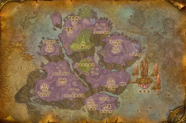 《魔兽世界》tbc外域任务路线