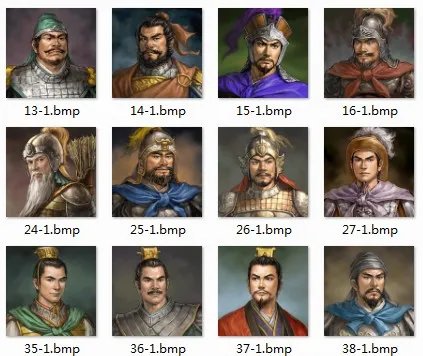 三国志系列 全人物头像汇总1-12代全囊括