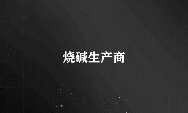 烧碱生产商