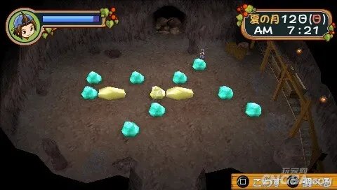 PSP《牧场物语:蜜糖村和大家的心愿》矿场攻略