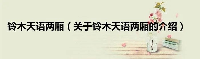 铃木天语两厢（关于铃木天语两厢的介绍）
