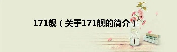 171舰（关于171舰的简介）