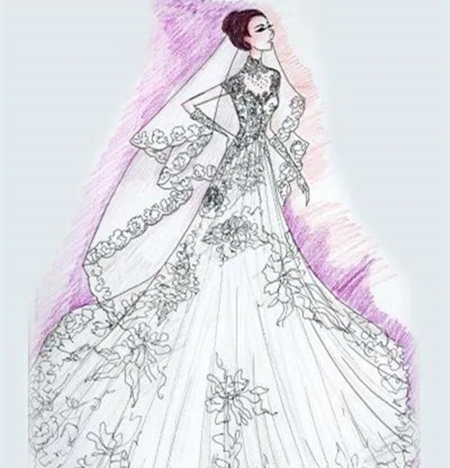 婚纱设计图片欣赏 画好设计图要具备什么