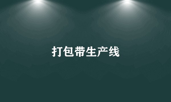 打包带生产线