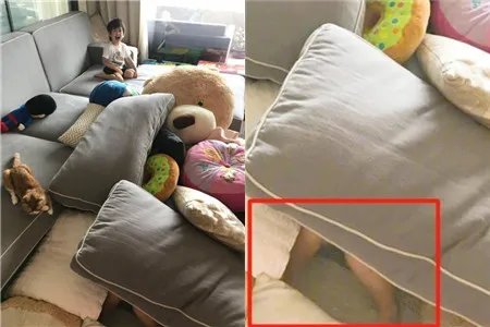 林志颖晒凌乱客厅 儿子拆家不余遗力