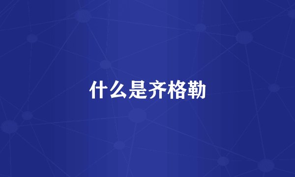 什么是齐格勒
