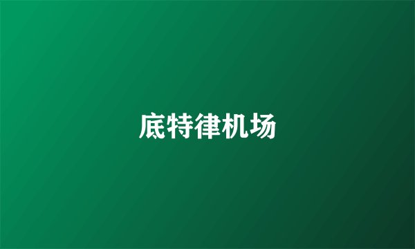 底特律机场