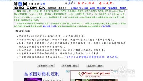 智商测试在线