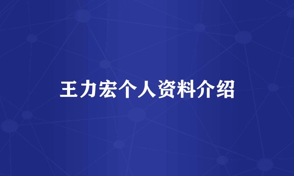 王力宏个人资料介绍