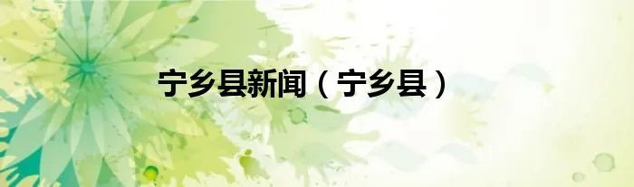 宁乡县新闻（宁乡县）