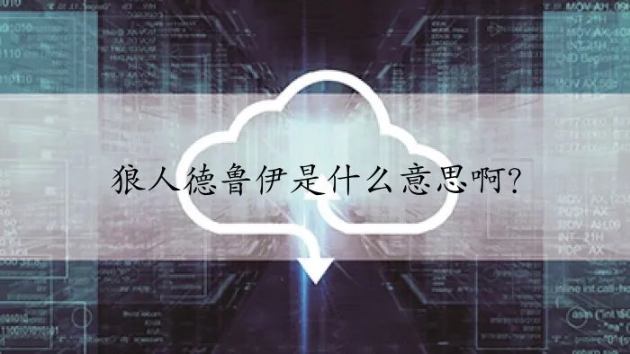 狼人德鲁伊是什么意思啊？