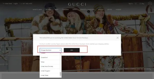gucci美国官网