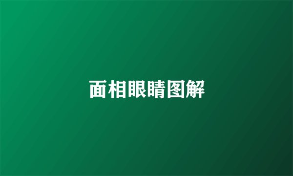 面相眼睛图解