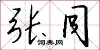 张同