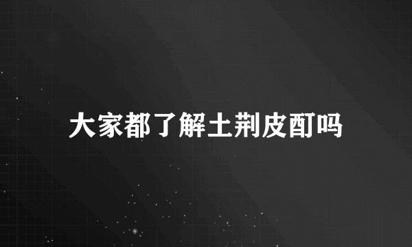 大家都了解土荆皮酊吗
