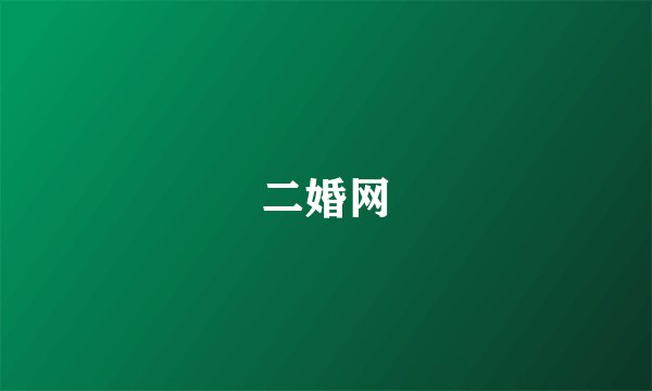 二婚网