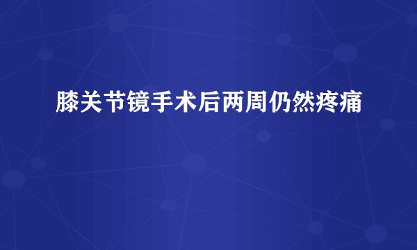 膝关节镜手术后两周仍然疼痛