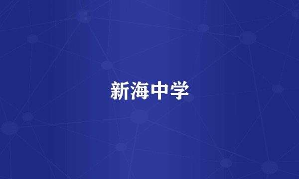 新海中学