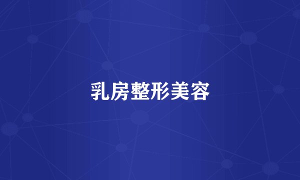 乳房整形美容
