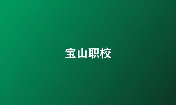 宝山职校