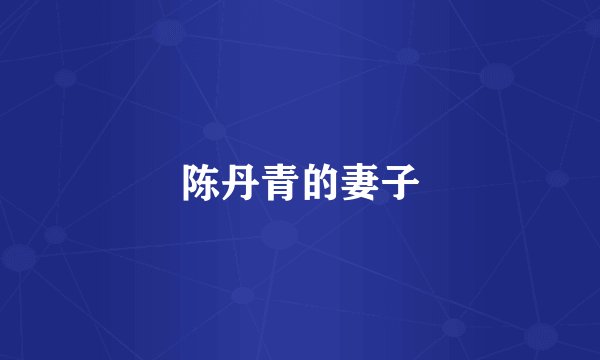陈丹青的妻子
