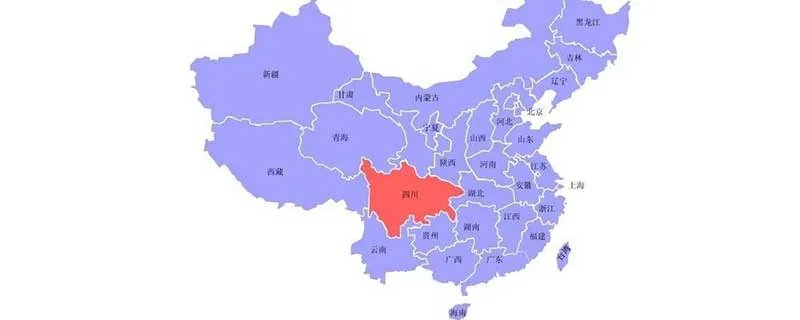 中国各省面积排名