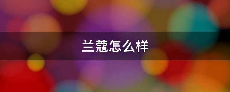 兰蔻怎么样