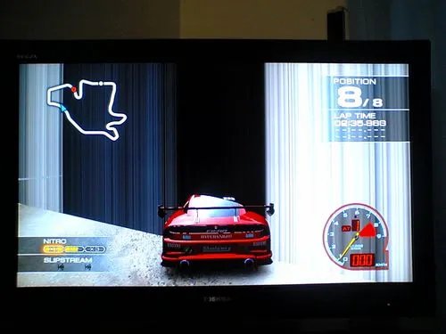 半成品?PS3《山脊赛车7》出现严重BUG