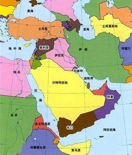 海湾地区的主要国家