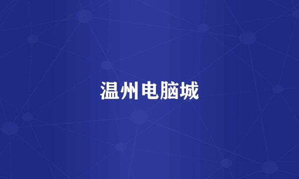 温州电脑城