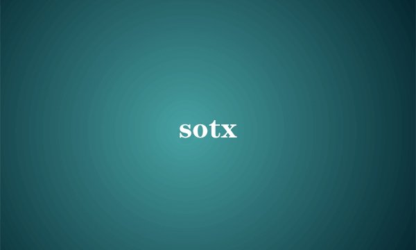 sotx