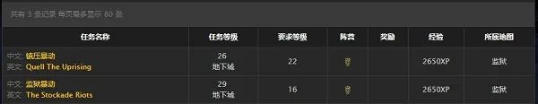 《魔兽世界怀旧服》暴风城监狱攻略 任务详细介绍