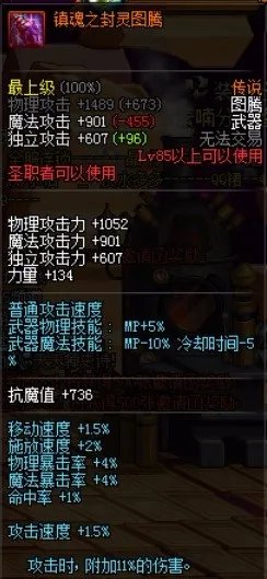 dnf有哪些传说图腾?