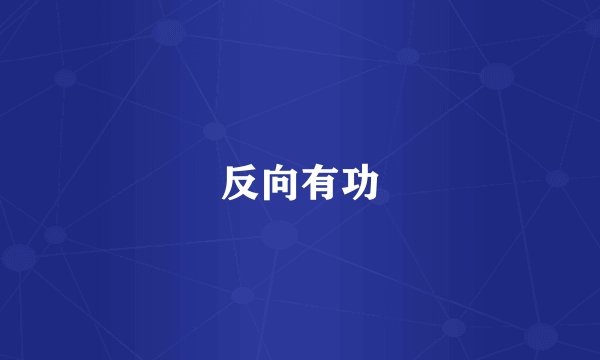 反向有功