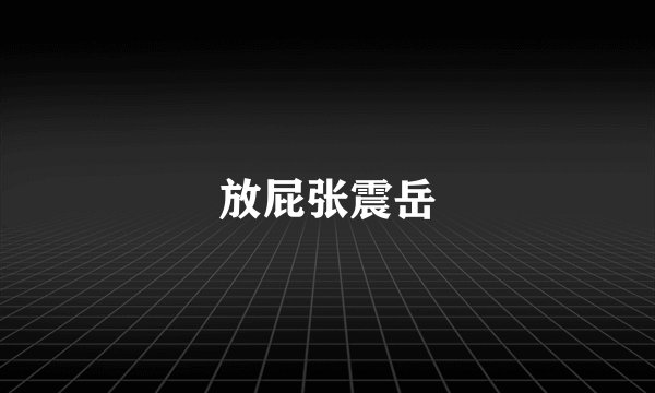 放屁张震岳