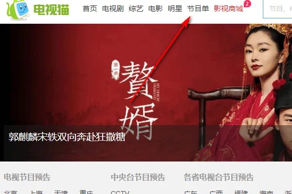 cctv8节目表是什么?