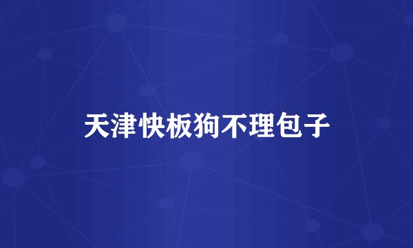 天津快板狗不理包子